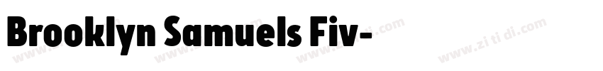 Brooklyn Samuels Fiv字体转换 Brooklyn Samuels Fiv字体转换